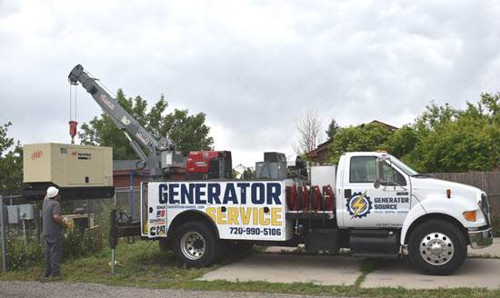 Generator Removal Berthoud Transfer Station