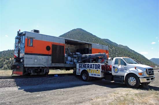 Generator Installation Canyon City Locomotive